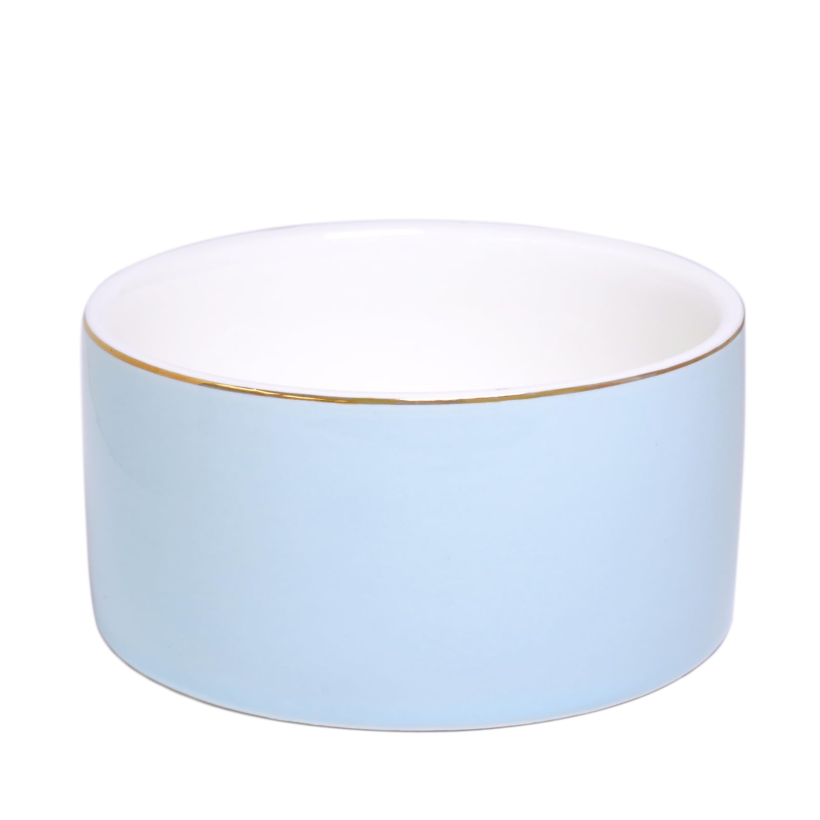 Ceramic Paper Clip Holder for Desk - Blue Binder Clip Organizer & Dispenser | Perfect for Office, School, and Home Workspace Organization