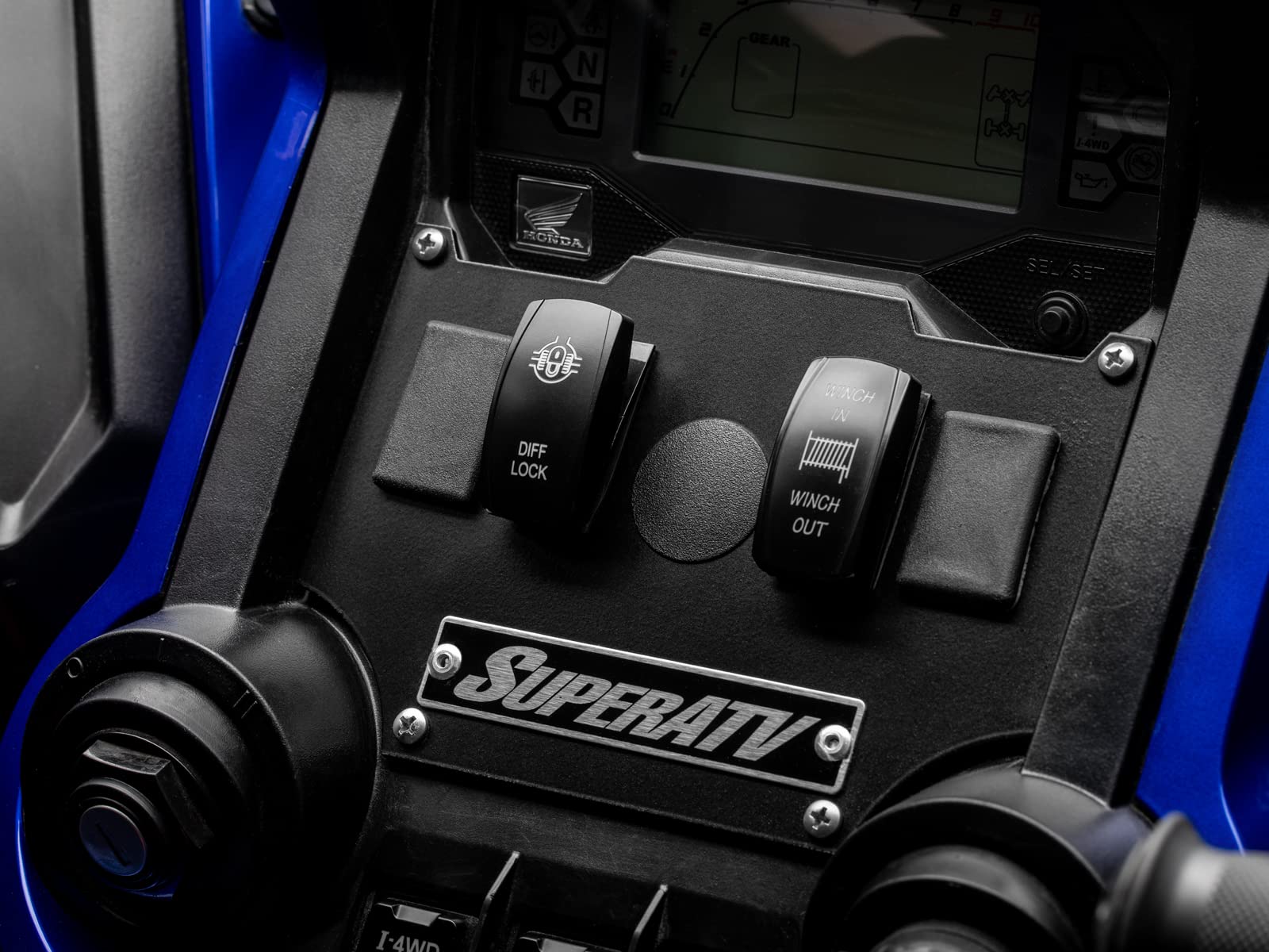 SuperATV Differential Override Switch for 2019-2023 Honda Talon 1000R & 1000X UTV | Plug-and-Play Installation with OEM Connectors | Reliable 4WD System for Off-Roading, Rock Crawling & Trail Riding