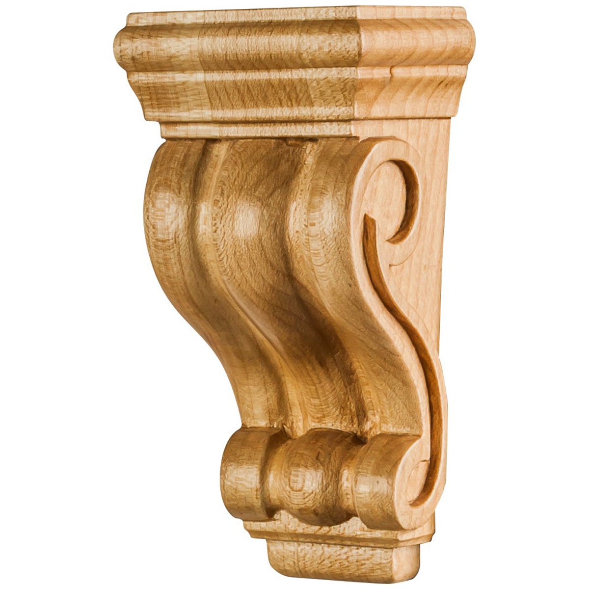 2 Pack Low Profile Scrolled Corbel Bracket - 2