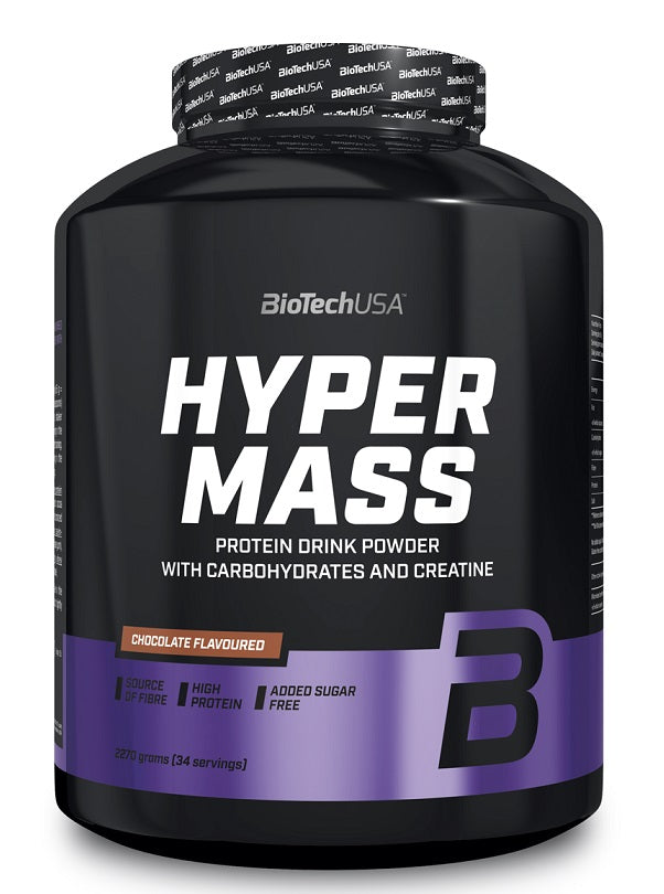BioTechUSA Hyper Mass Gainer - 2270g Hazelnut Flavor | High Protein Weight Gain Powder for Muscle Building & Post-Workout Recovery | Gym Supplements for Athletes & Bodybuilders