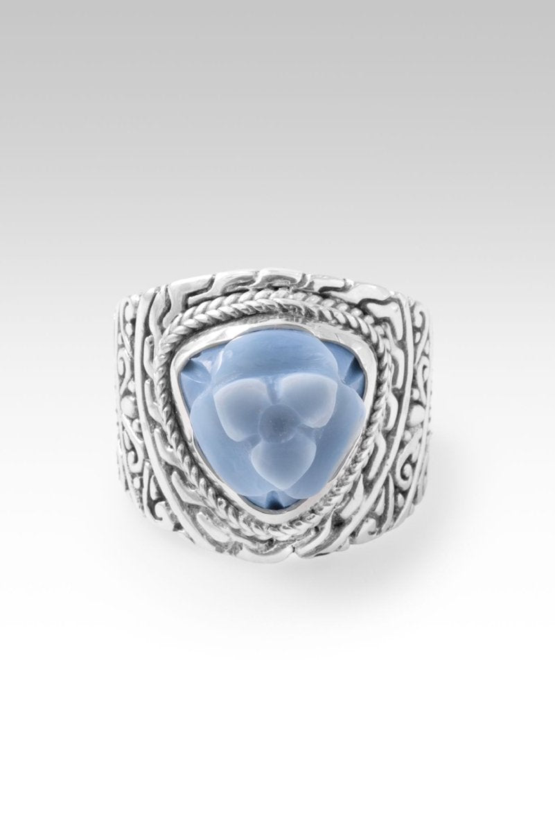 Blue Opal Freedom Ring™ - Elegant Stackable Jewelry for Women, Perfect for Everyday Wear & Special Occasions