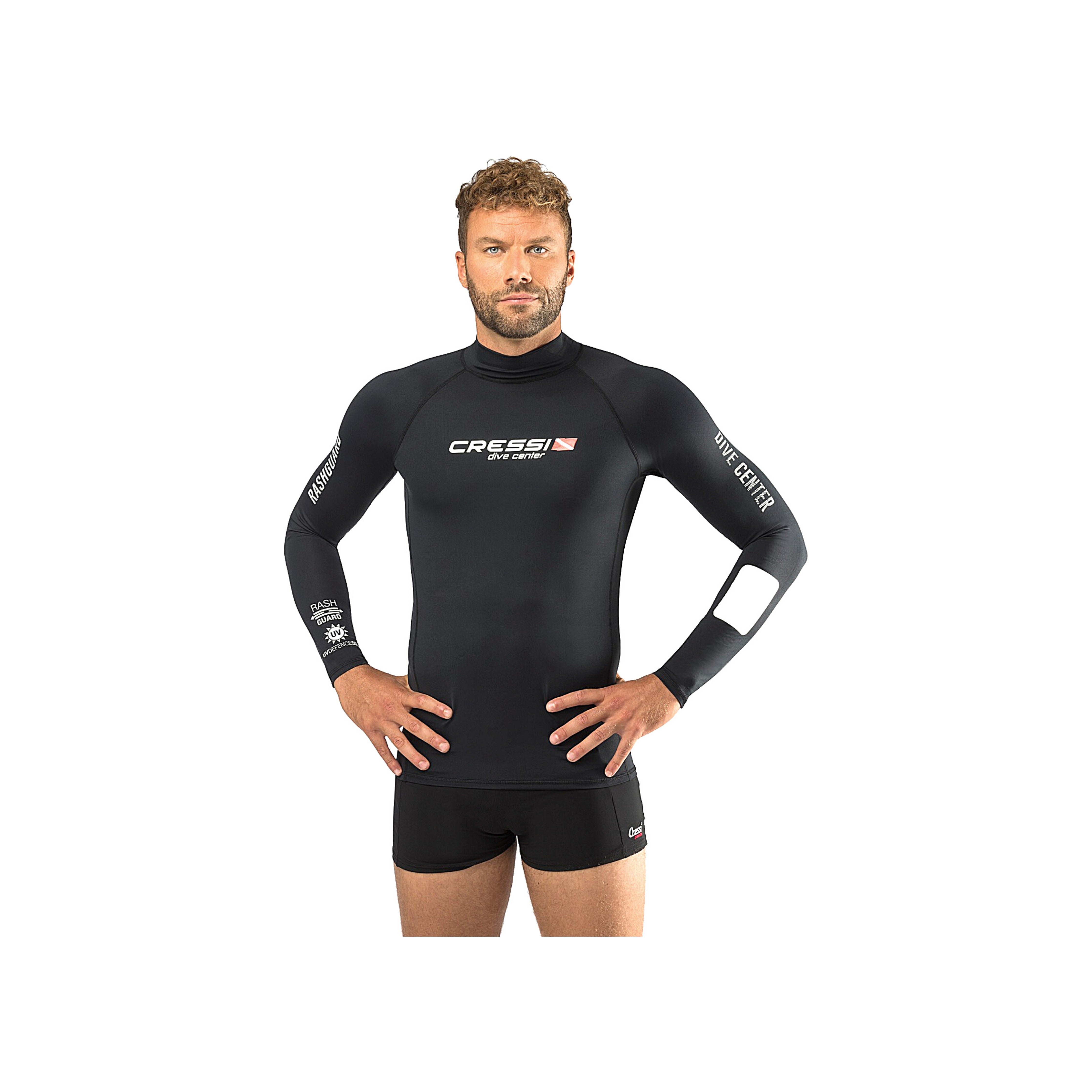 Men's Long Sleeve Rash Guard for Swimming, Diving & Water Sports | UPF 50+ Sun Protection | Quick Dry Swim Shirt for Pool, Beach & Surfing