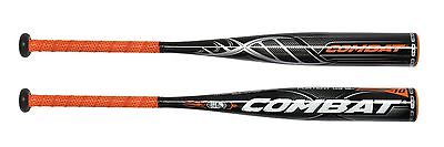 New Combat Portent G3 PG3SL110 Senior League Baseball Bat - Black/White/Orange | Perfect for Youth Baseball Games & Training