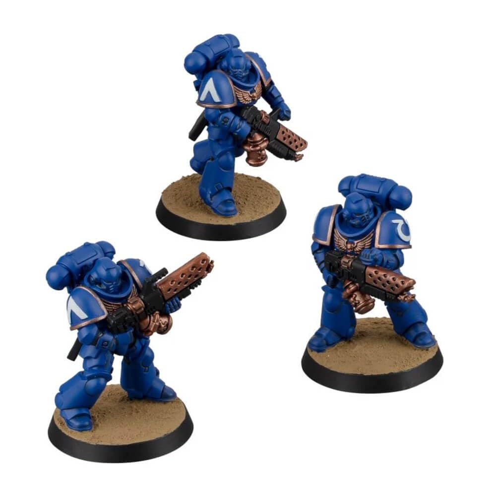 Warhammer 40K Space Marines Infernus Set with Paints for Tabletop Gaming