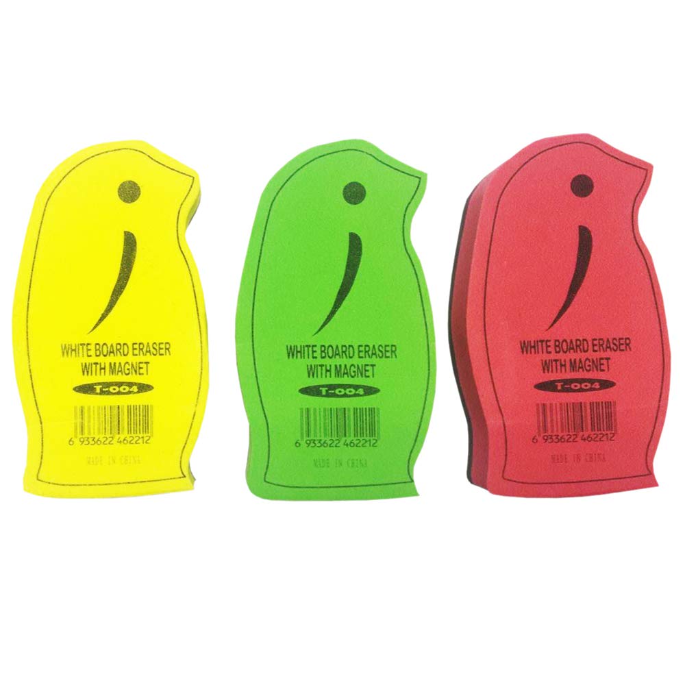 Colorful Magnetic Dry Eraser Set - Fun & Effective Whiteboard & Blackboard Cleaner for Office, Classroom, and Home Use