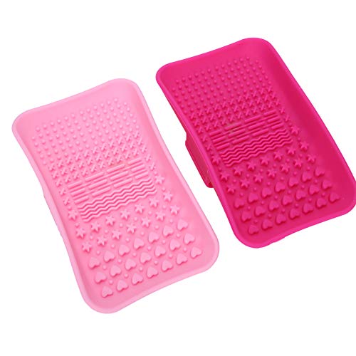 **Professional Makeup Brush Cleaning Pad - Non-Slip Reusable Silicone Scrubber Mat for Daily, Travel & Home Use - Perfect for Makeup Artists, Valentines Day Gifts & Household Beauty Care**