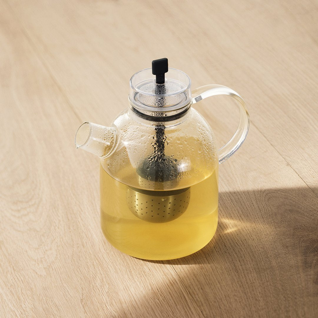 Norm Architects Kettle Teapot - Premium Stainless Steel Tea Pot with Ergonomic Handle - Perfect for Modern Kitchens, Tea Ceremonies & Home Decor