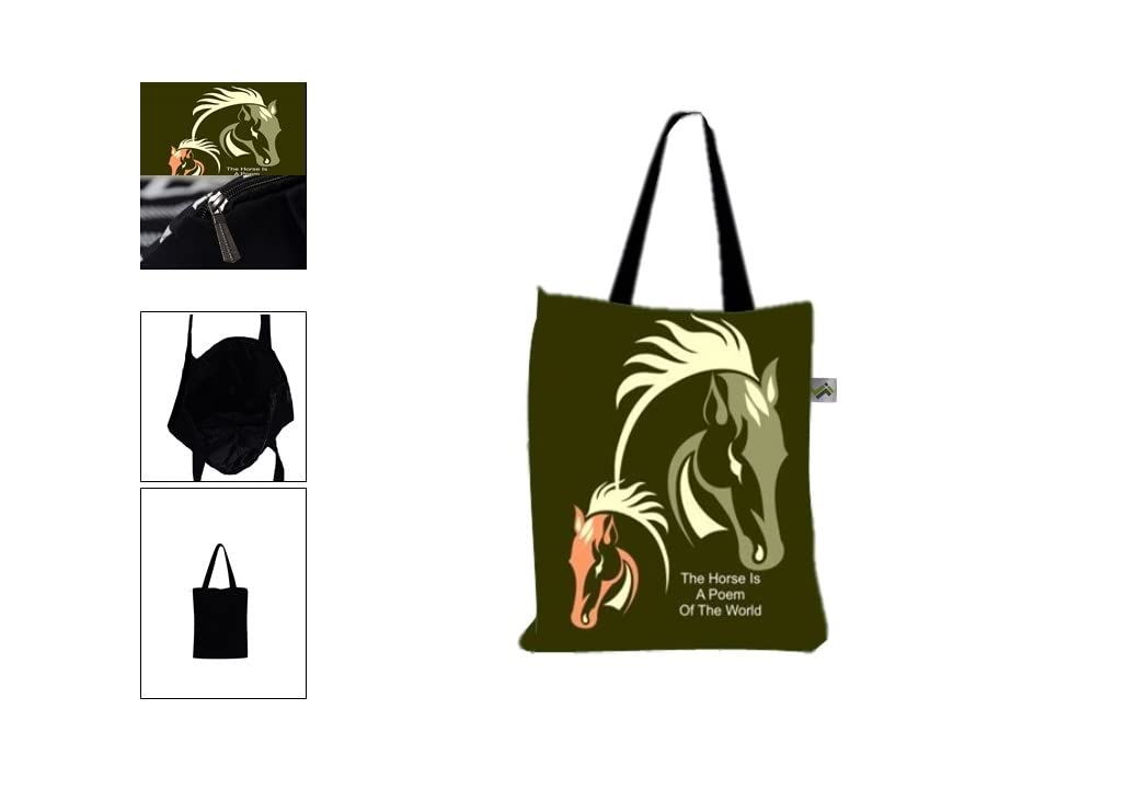 JELLIFY Printed Canvas White Tote Bag for Women - Durable Shopping & Grocery Bag with 10kg Capacity - Perfect for Work, Beach, Travel & Daily Use