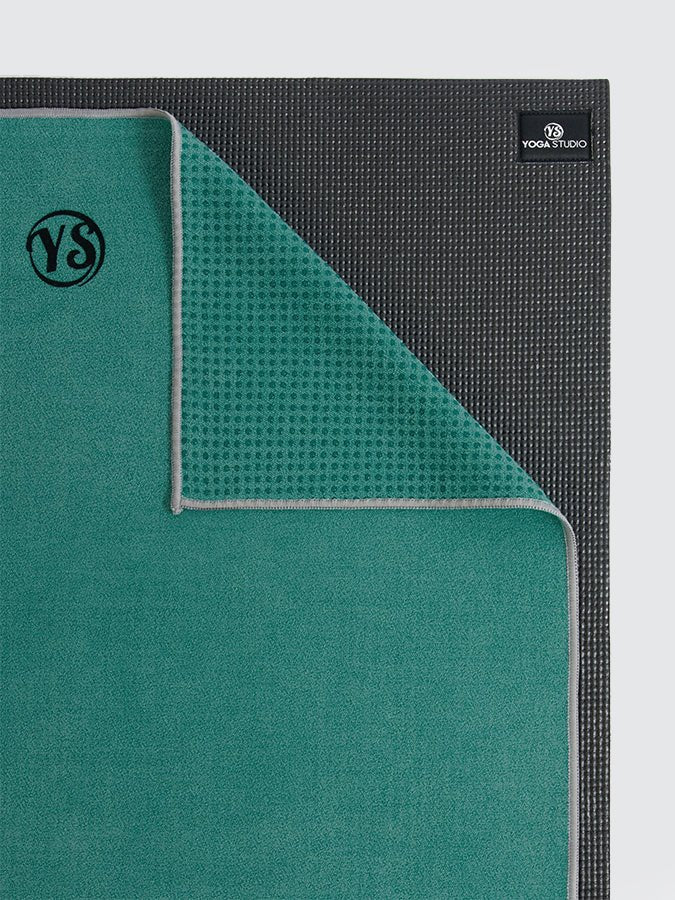 Non-Slip Premium Grip Dot Yoga Mat Towel for Hot Yoga & Pilates - Sweat Absorbent, Eco-Friendly Workout Accessory for Home & Studio Practice