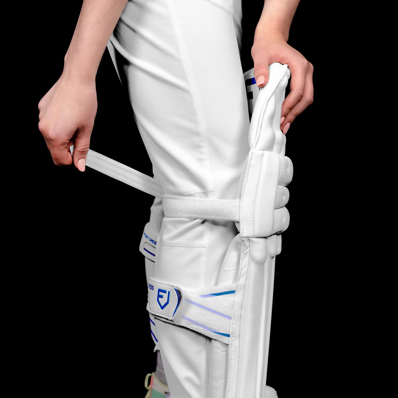 FORTRESS Original 100 Cricket Batting Pads - Professional Leg Protection for Cricket Players - Perfect for Practice & Matches