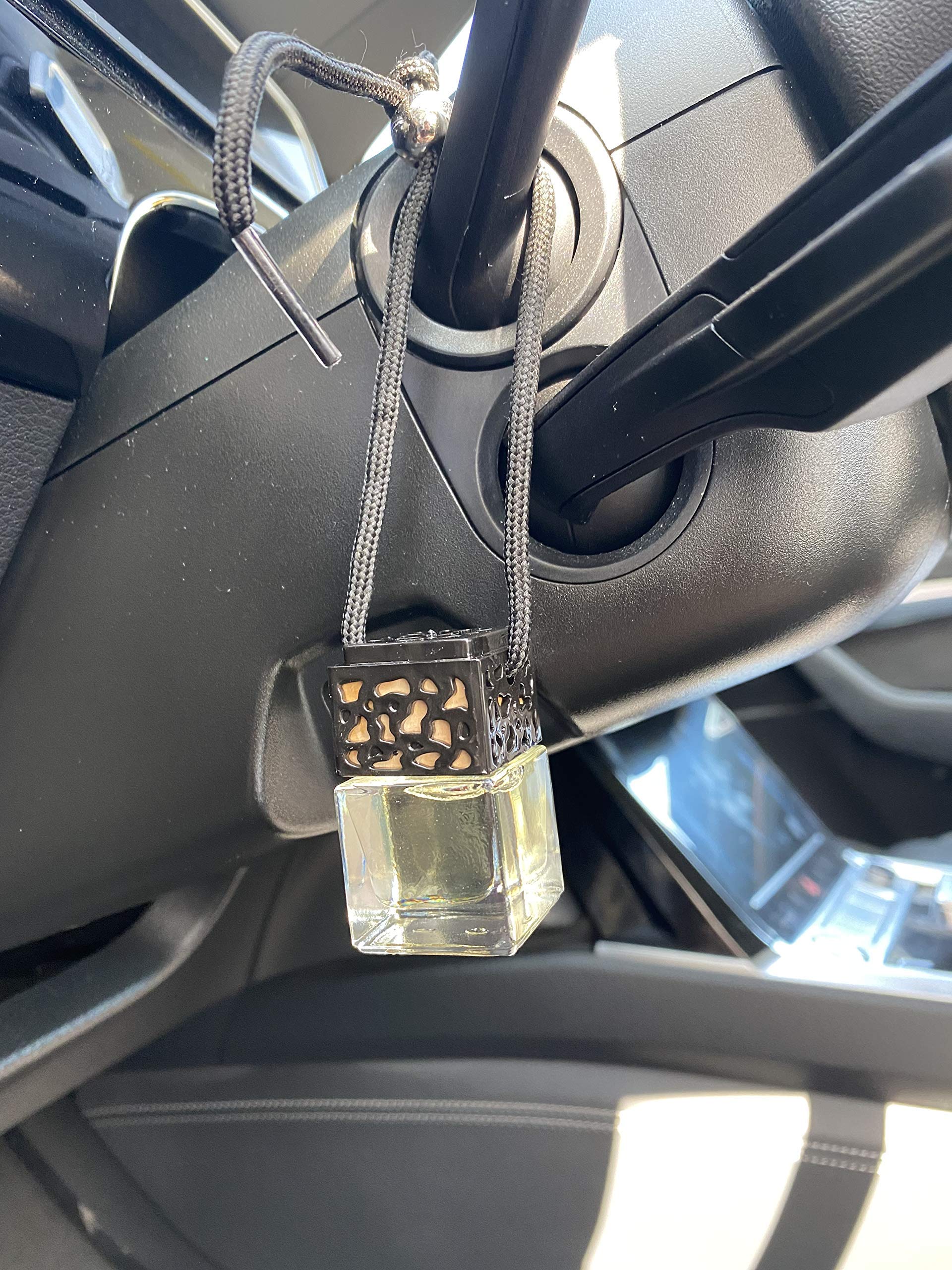 Premium Refillable Car Air Freshener Diffuser with Essential Oil Dropper - Long Lasting Auto Scent Eliminator & Luxury Car Perfume | Perfect for Daily Commute, Road Trips and Holiday Gifts