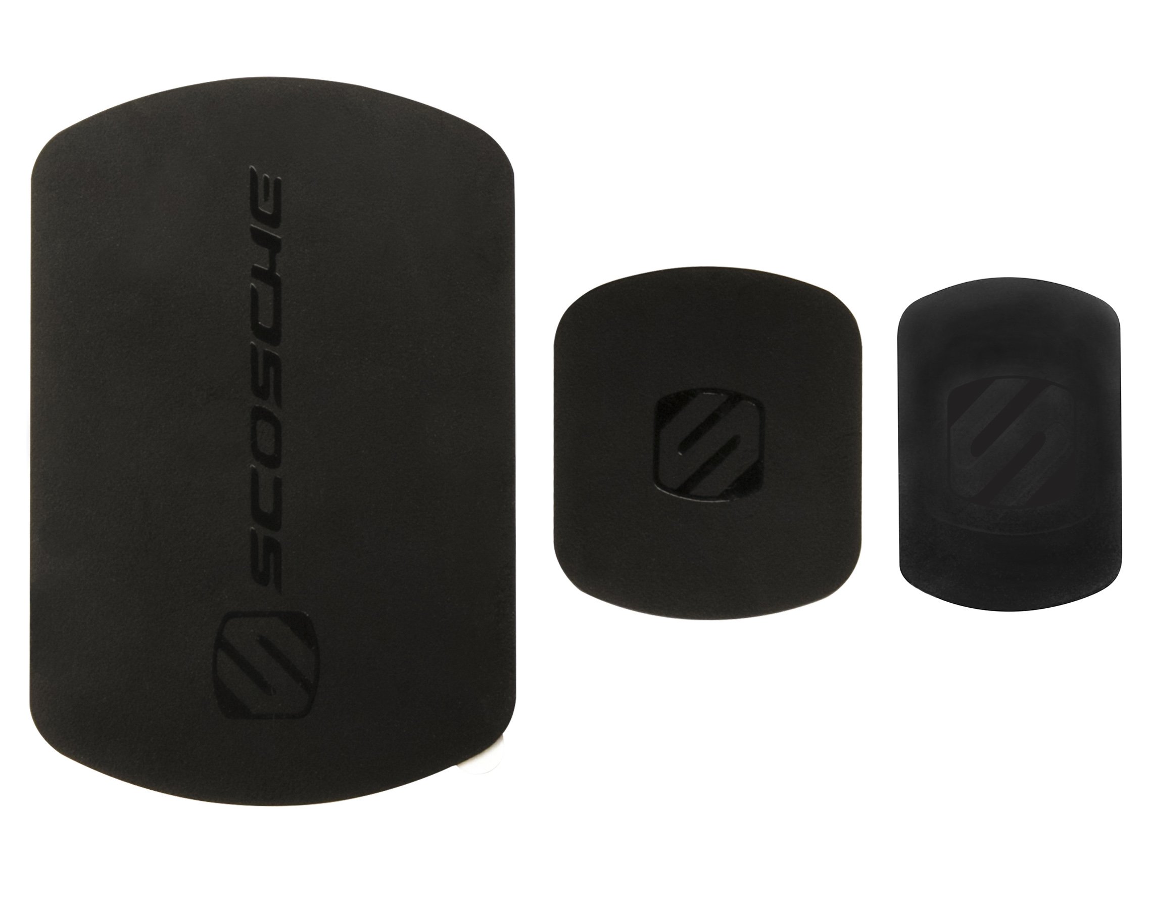 Scosche MAGRKI MagicMount Universal Magnetic Phone Mount Replacement Plate Kit - Extra Strong Hold for All Smartphones, Black | Perfect for Car, Office & Home Use
