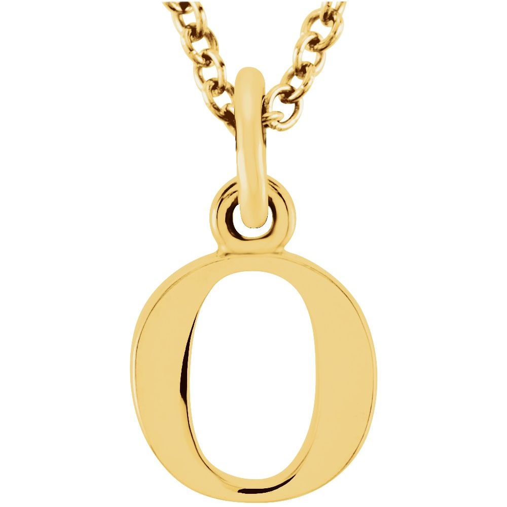 Elegant Gold Lowercase 'o' Initial Choker Necklace - Perfect for Gifts, Birthdays, and Everyday Wear