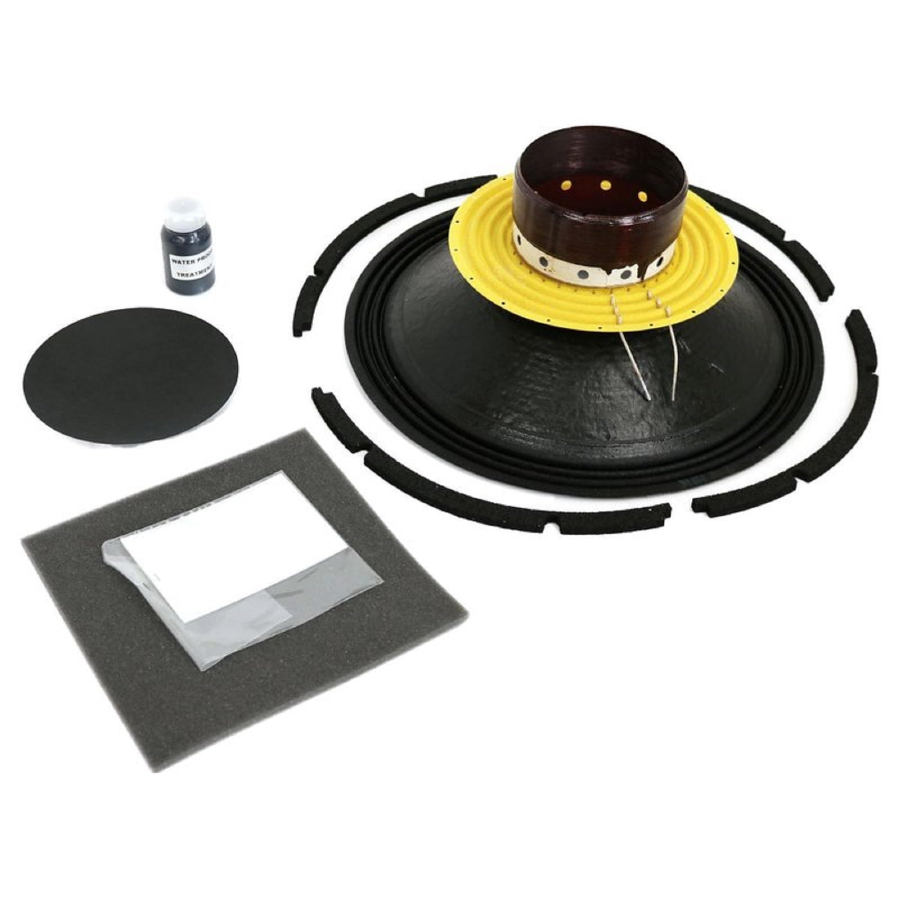 B&C Speakers RCK15DS1154 15DS115-4 Ohms Recone Kit for Voice Coil & Cone Repair, 4 Ohms - Ideal for Studio Monitors & Live Sound Systems