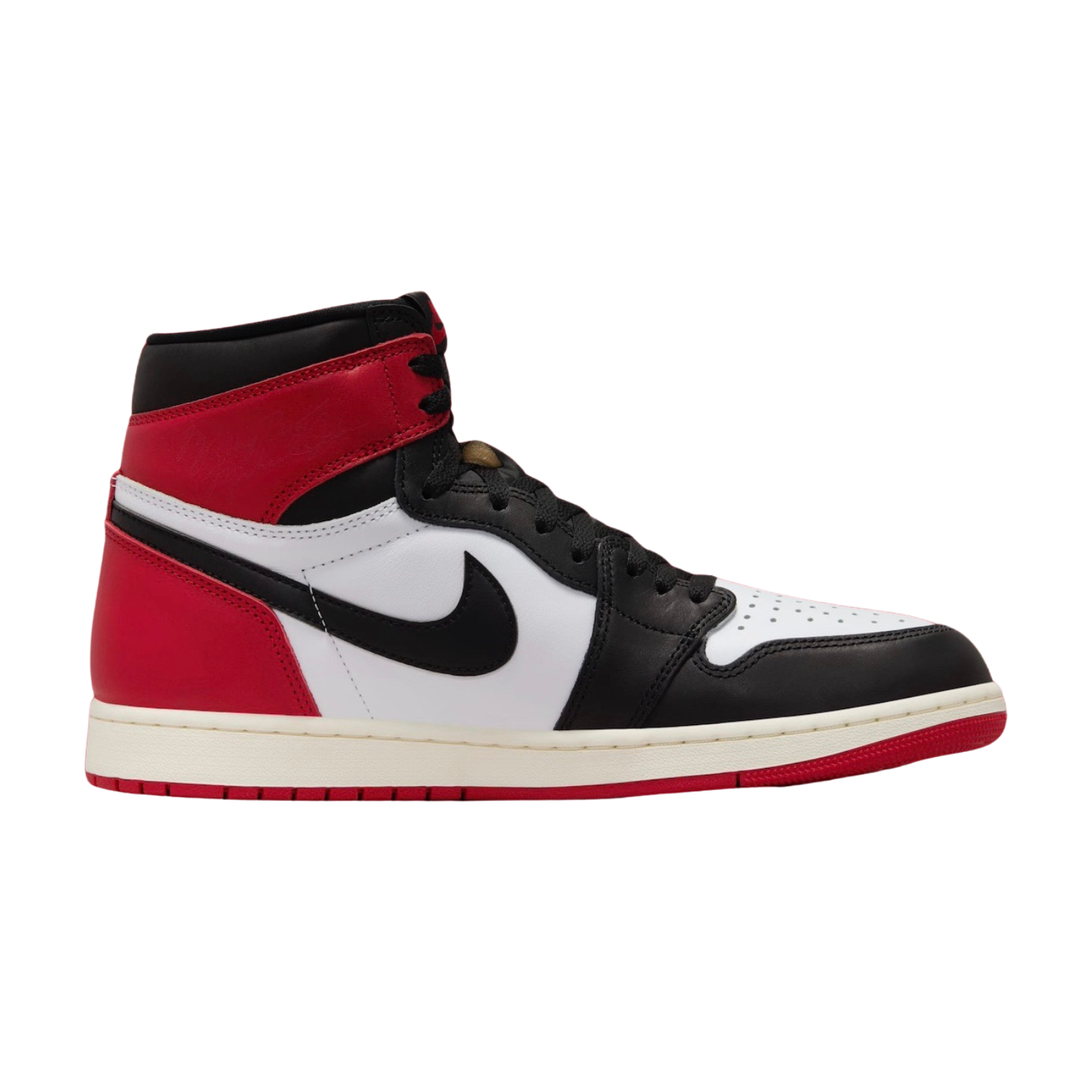 Air Jordan 1 Retro High OG Black Toe Reimagined Sneakers - Black, Varsity Red & White Basketball Shoes for Men | Perfect for Streetwear, Sneaker Collecting & Casual Fashion