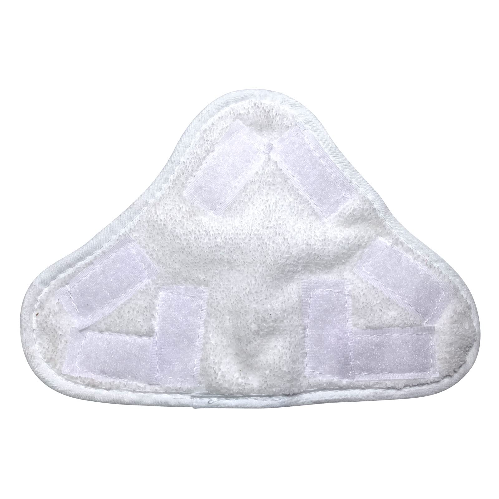 10 Pack Replacement Pads for H2O H20 Mop X5 Steam Mop - Microfiber Triangle Cleaning Pads for Floors, Tiles & Hardwood - Washable & Durable Steam Mop Accessories (Perfect for Kitchen, Bathroom & Pet Hair Removal)