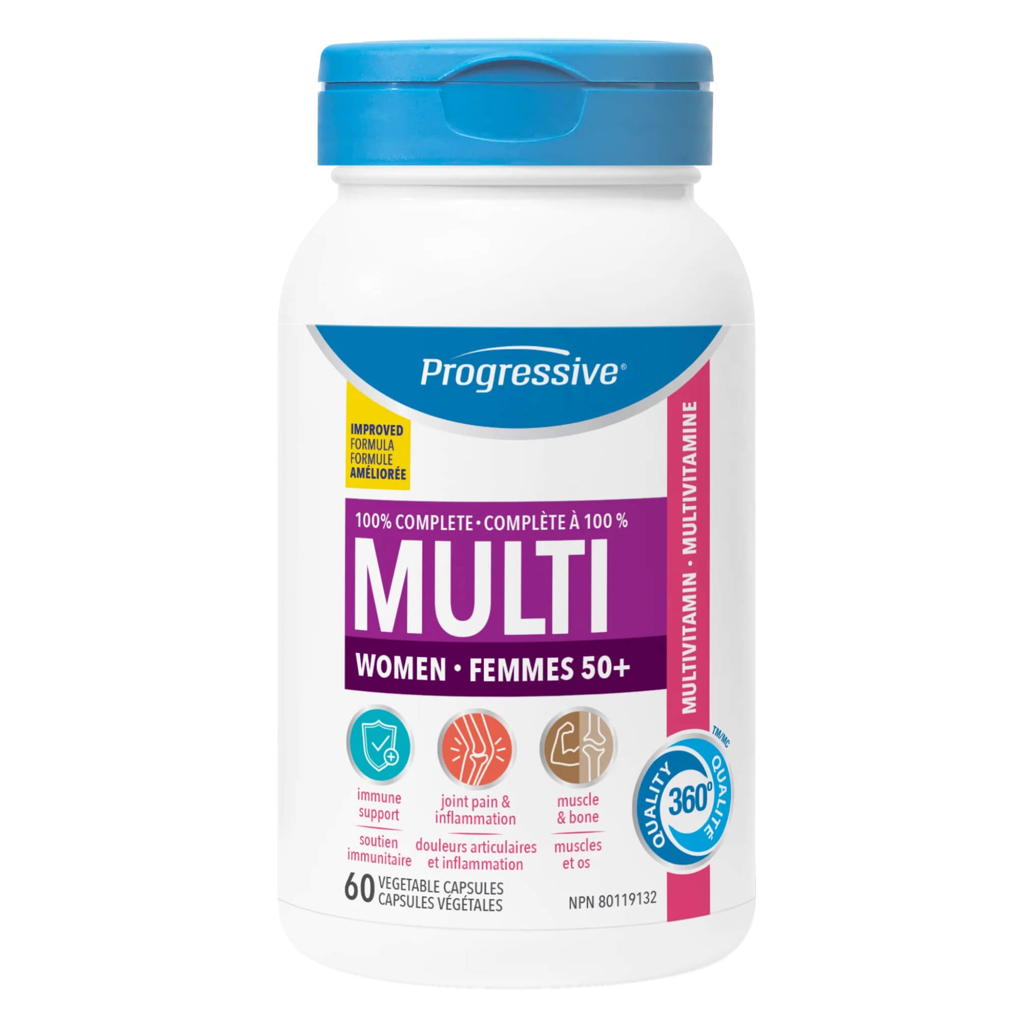 Best Multivitamin for Women Over 50 - Essential Daily Nutrients for Bone, Heart & Immune Health - Perfect for Active Lifestyles & Menopause Support