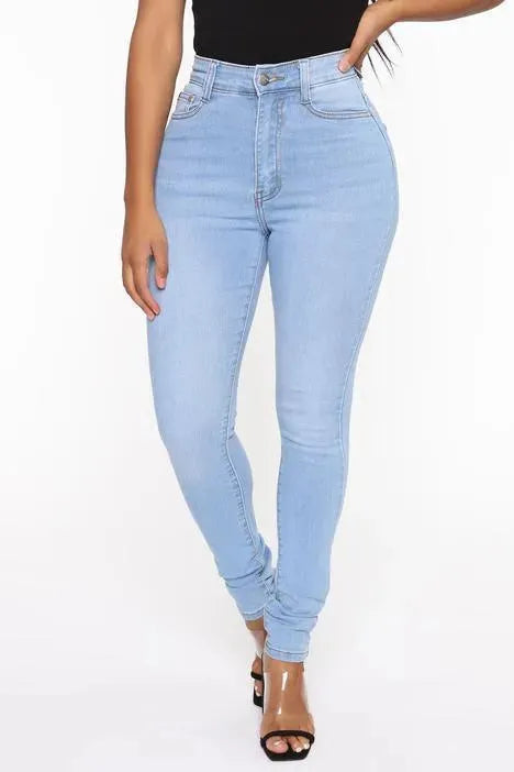 Best Women's High Waist Skinny Jeans - Stretch Denim Pants for Slim Fit & Comfort | Perfect for Casual Wear, Work & Night Out