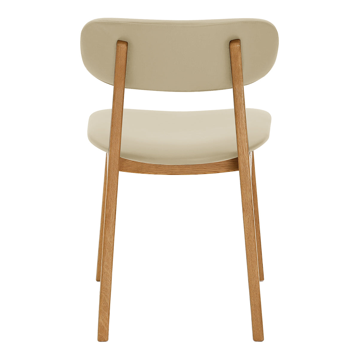 Premium Alaska Leather Dining Chair - Genuine Leather Upholstered, Ergonomic Design for Comfortable Dining - Perfect for Home, Restaurant, and Office Use