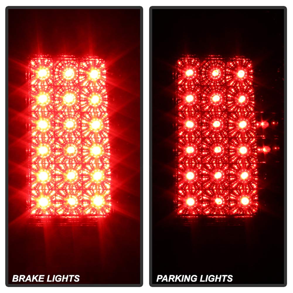 ACANII LED Tail Lights for 1997-2003 Ford F150 & 1999-2007 F250 F350 F450 Super Duty Trucks - Black Smoke Lens - Waterproof & Durable Replacement Lamps - Perfect for Off-Roading, Towing & Night Driving
