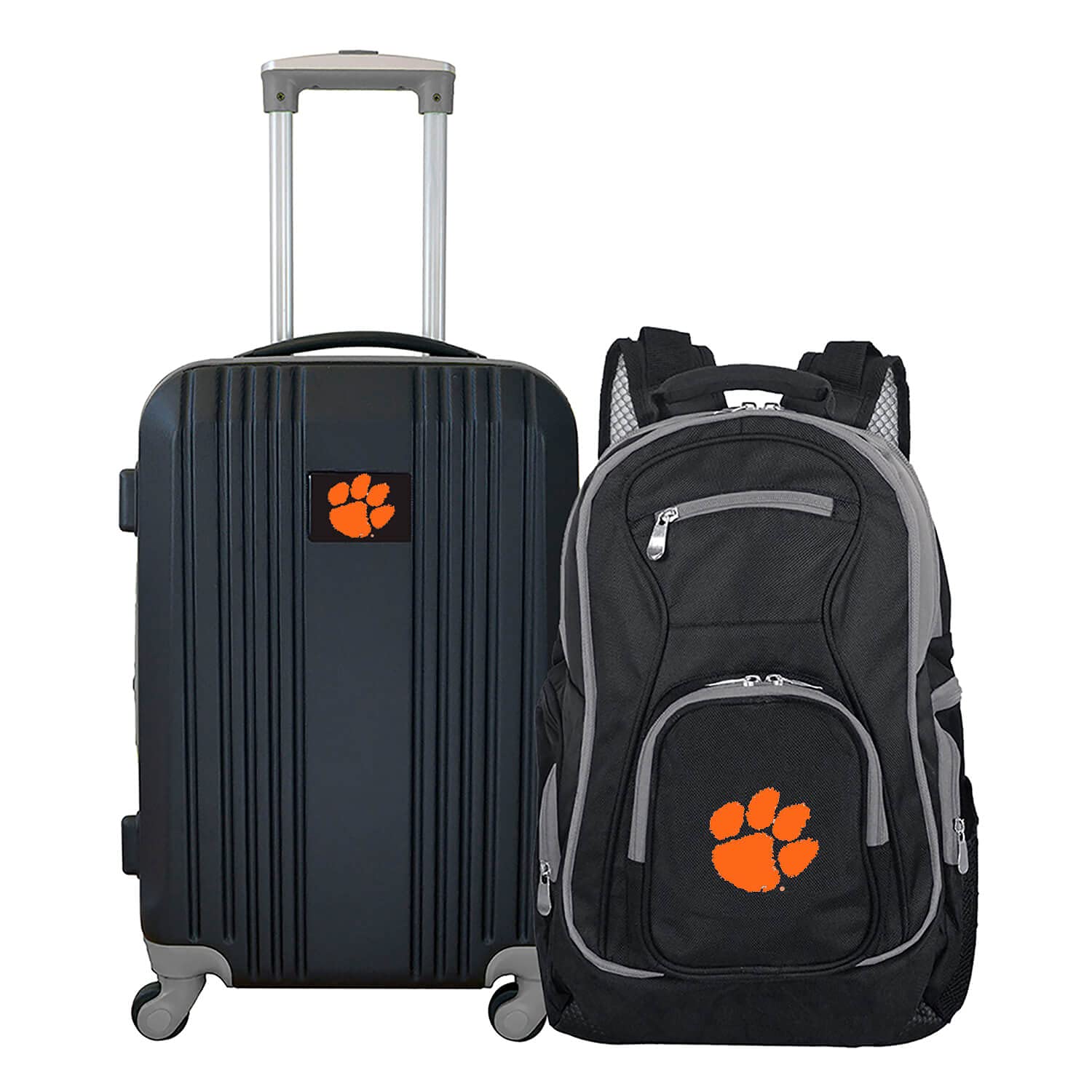 Denco Clemson University Tigers 2-Piece Luggage Set - 21