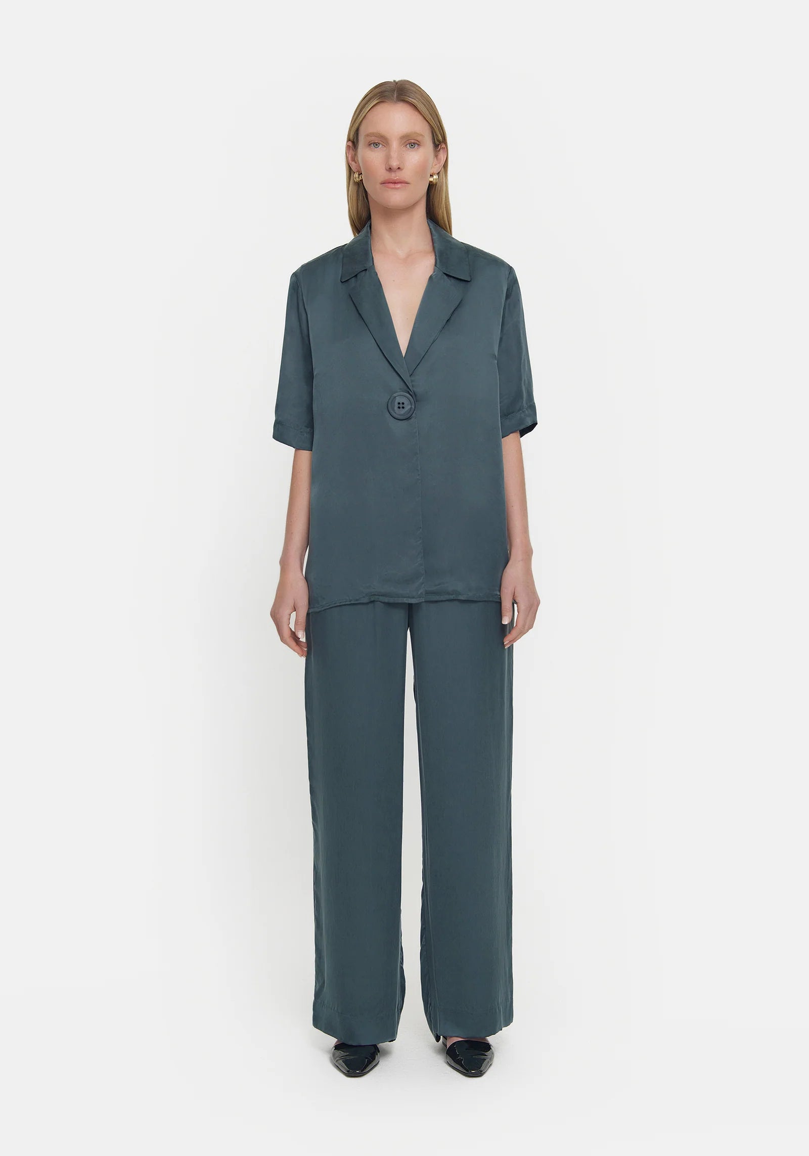 Chorus Shirt Deep Petrol - Stylish Casual Wear for Men & Women | Perfect for Everyday Outfits, Office Wear and Weekend Outings
