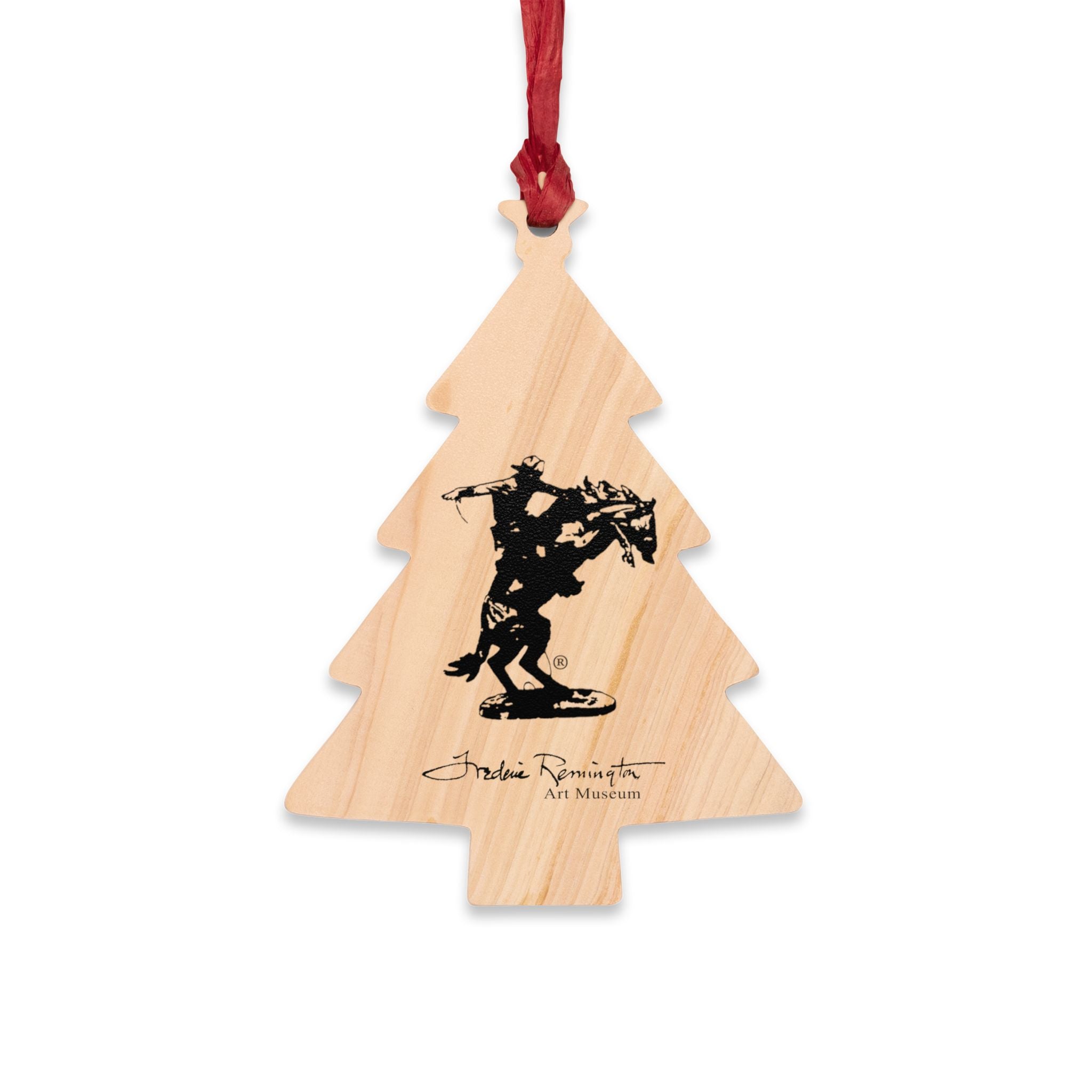 Handcrafted Wooden Remington Logo Ornaments - Rustic Home Decor for Christmas Tree, Gifts & Cabin Wall Art - Perfect for Hunting Lodge, Cabin Decor & Outdoor Enthusiasts