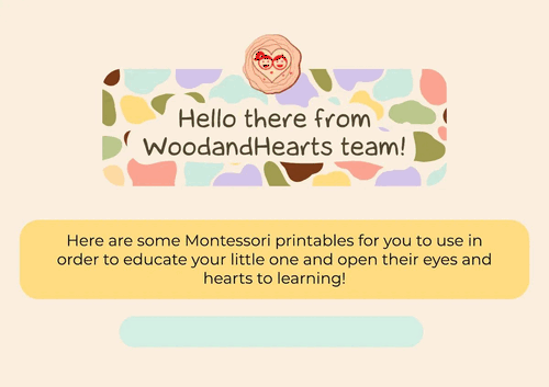 Montessori Learning Printables - Printable Educational Activities for Toddlers & Preschoolers - Perfect for Homeschooling & Classroom Use