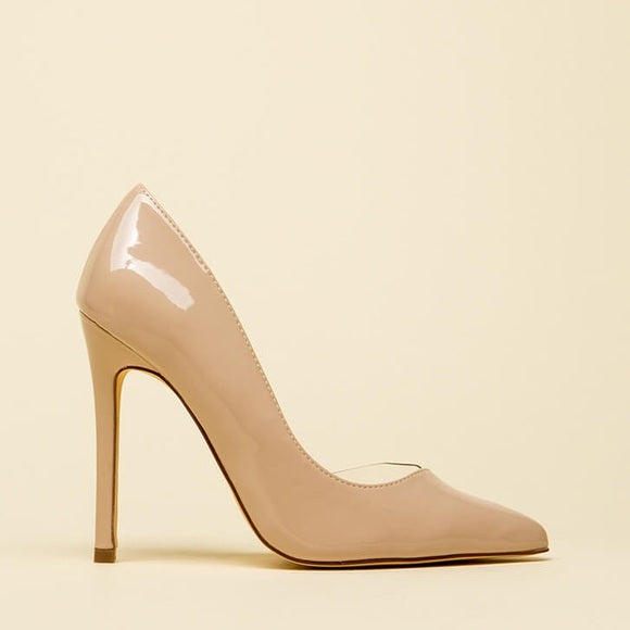 Janelle Nude Pumps - Women's Classic Pointed-Toe High Heel Shoes for Office, Party & Wedding | Comfortable & Stylish Dress Shoes for Professional & Formal Occasions
