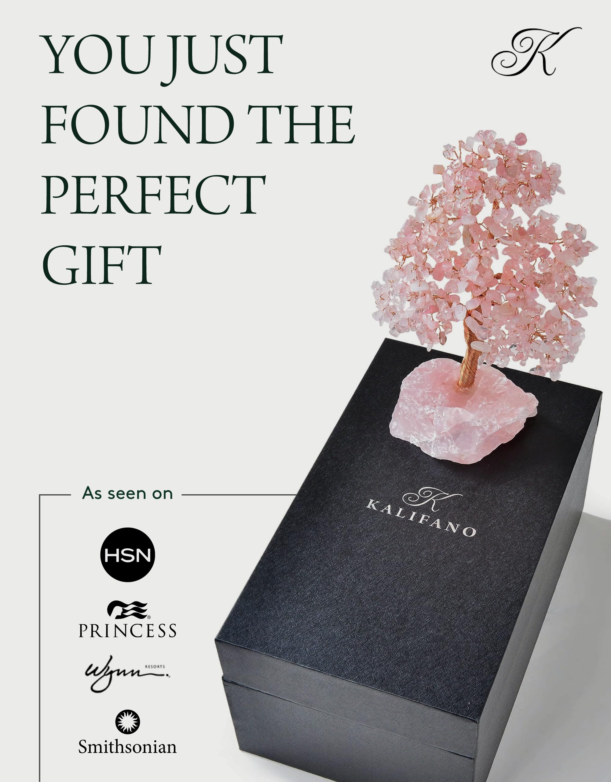 Premium Natural Rose Quartz Chakra Crystal Tree (414 Gemstones) with Healing Properties - Feng Shui Money Bonsai for Love, Self-Care & Positive Energy - Perfect for Home Decor, Meditation & Spiritual Gifts