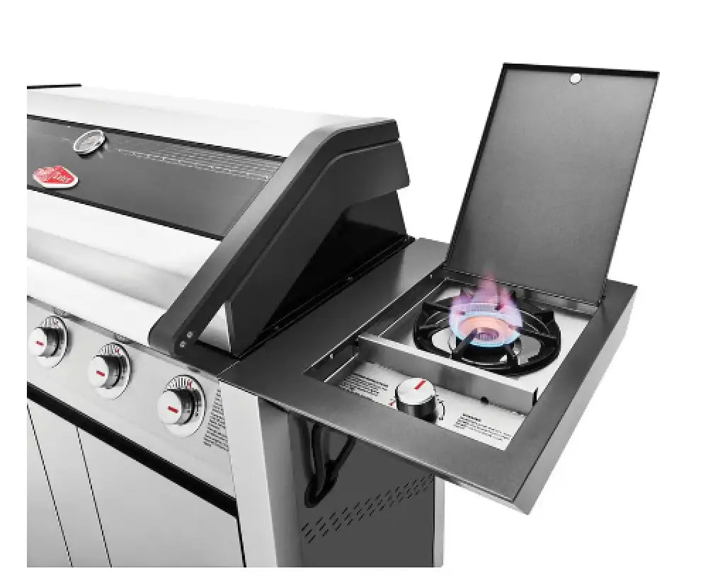 BeefEater BMG1651SA 1600 Series 5-Burner Gas BBQ Grill with Side Burner & Rolling Trolley (BBG1650SA/BTR1651SA) - Perfect for Backyard Grilling, Outdoor Cooking, and Family Gatherings