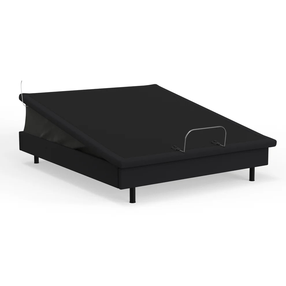 ZZZEN Adjustable Bed Frame with Massage & Underbed Lighting - High/Low Height & Tilt Function for Ultimate Comfort | Perfect for Back Pain Relief, Reading & Relaxation in Bedroom