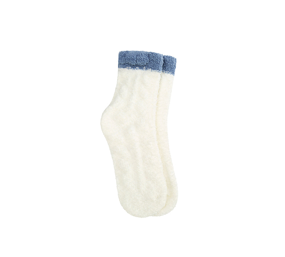 TARRAMARRA® Women's Soft Fluffy Crew Socks - 5 Pairs Pack - Cozy Winter Socks for Home, Lounge & Sleep