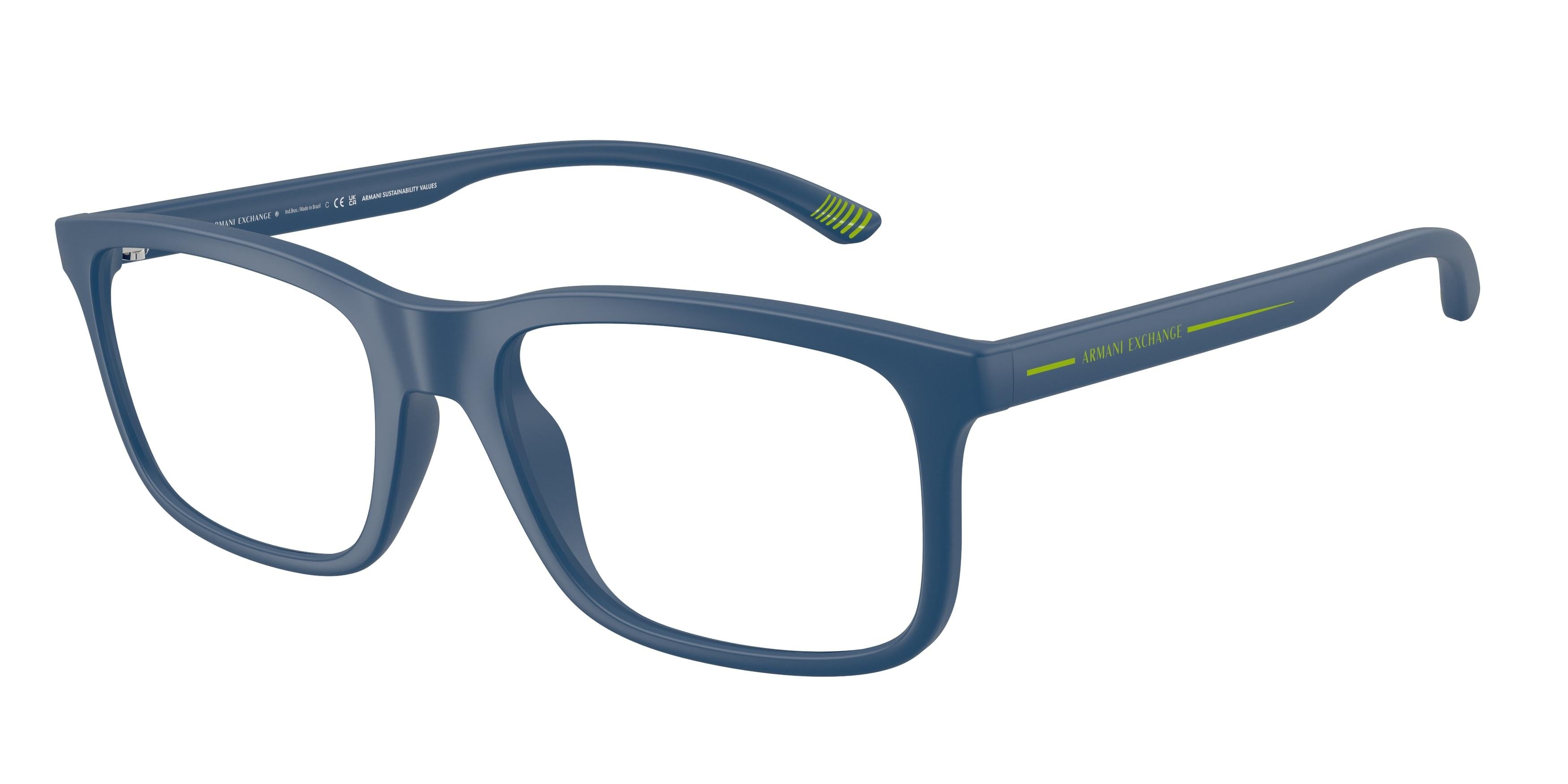 Armani Exchange 3125U Stylish Eyeglasses for Men & Women - Trendy Designer Frames for Everyday Wear & Fashion Accessories