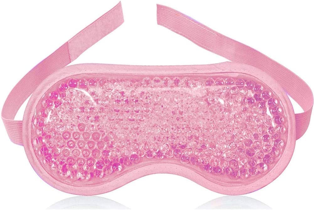 Zorzel Ice Gel Eye Mask for Dark Circles & Stress Relief - Soft Plush Backing, Comfortable Weighted Sleep Mask for Women & Men - Perfect for Migraine Relief, Puffy Eyes & Relaxation at Home, Office or Travel