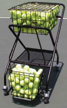 OnCourt OffCourt Coach's Cart 6482 - Portable Tennis Equipment Organizer for Coaches & Players - Perfect for Court, Training & Match Days