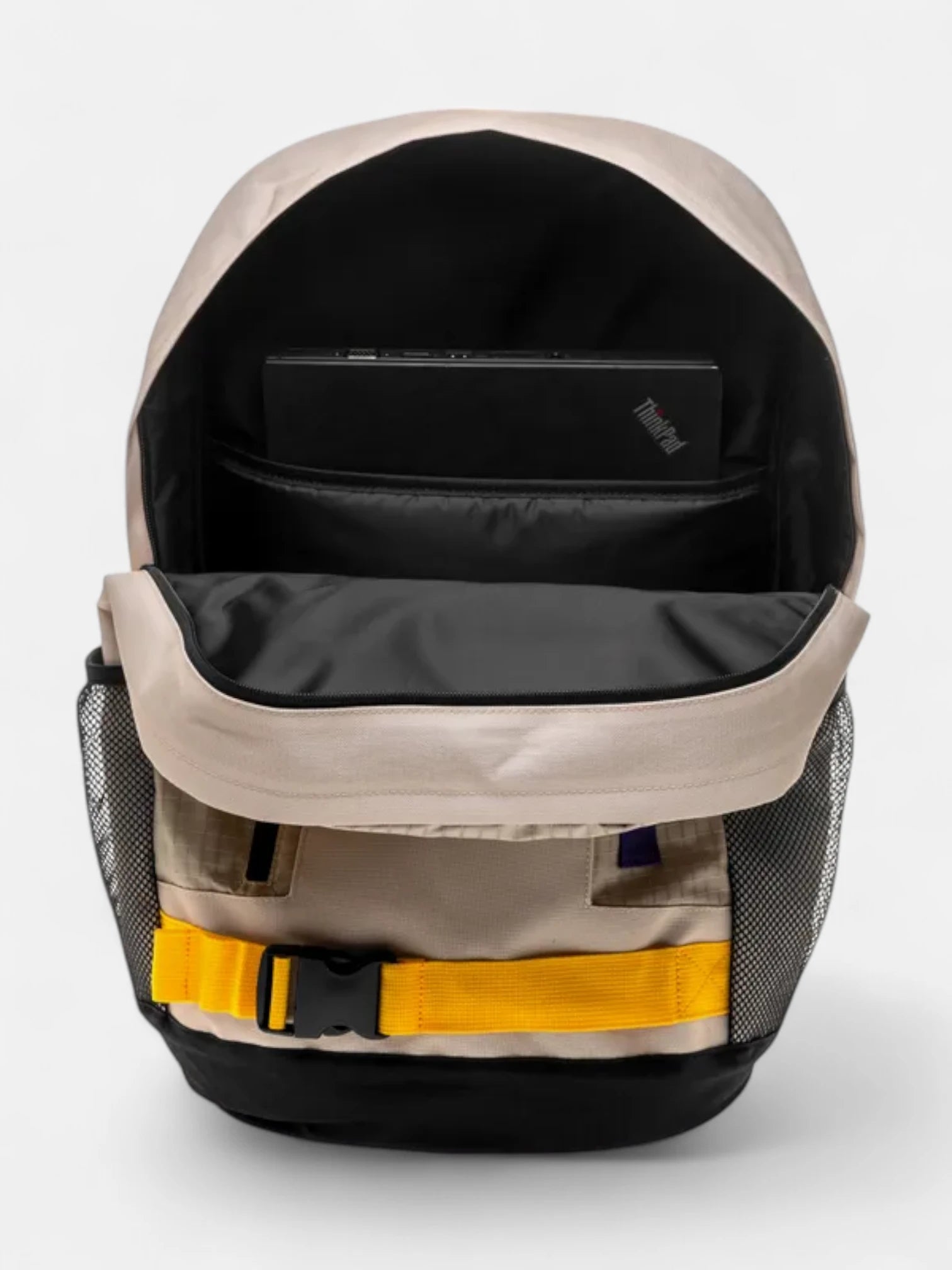 DC All Terrain Backpack - Waterproof Hiking Backpack for Men & Women, Lightweight Travel Backpack with Laptop Compartment (Beige/Orange/Blue) - Perfect for Outdoor Adventures, Commuting & School