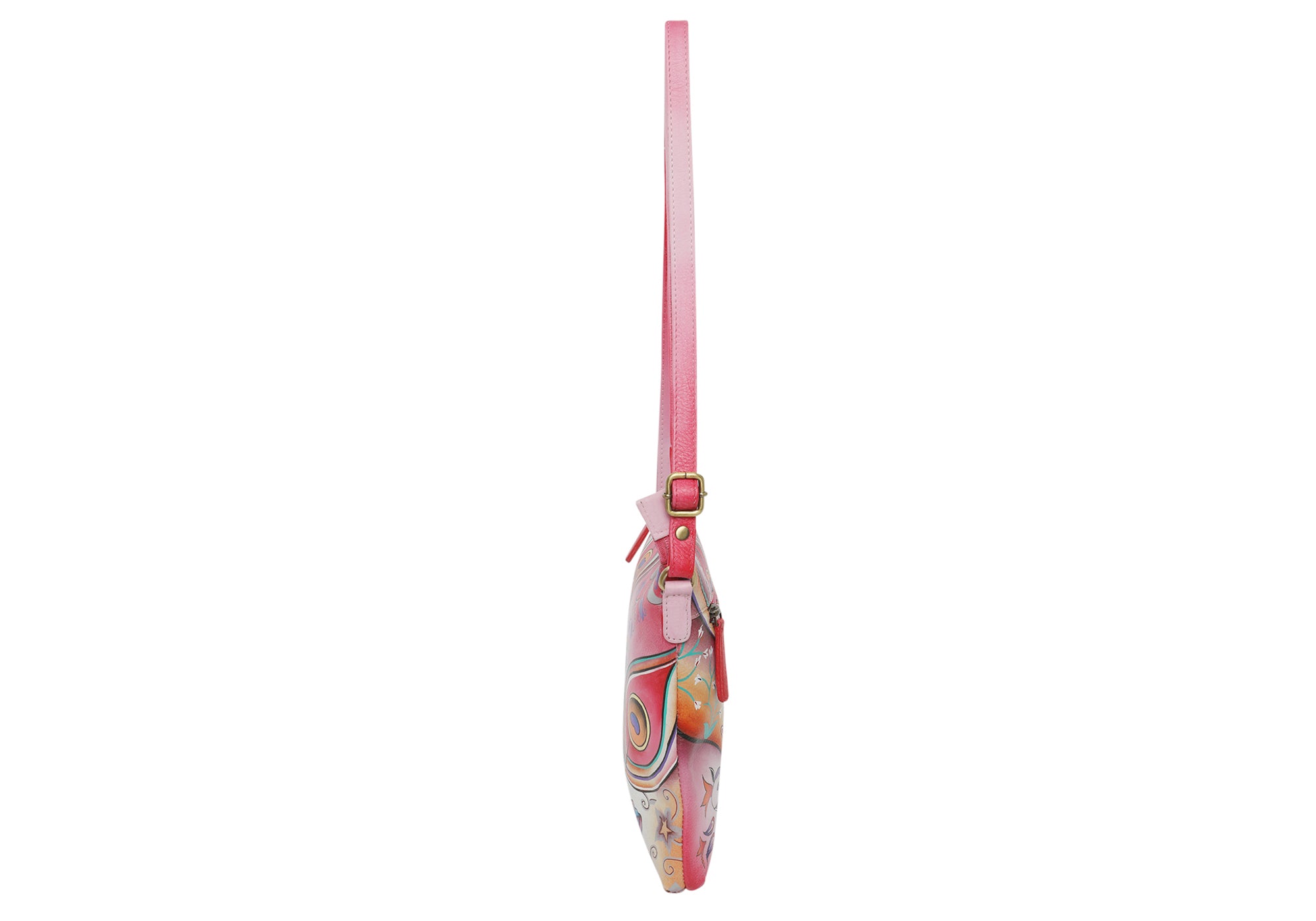Modapelle Women's Leather Hand-Painted Shoulder Crossbody Bag 3191 - Stylish & Durable for Work, Travel & Everyday Use