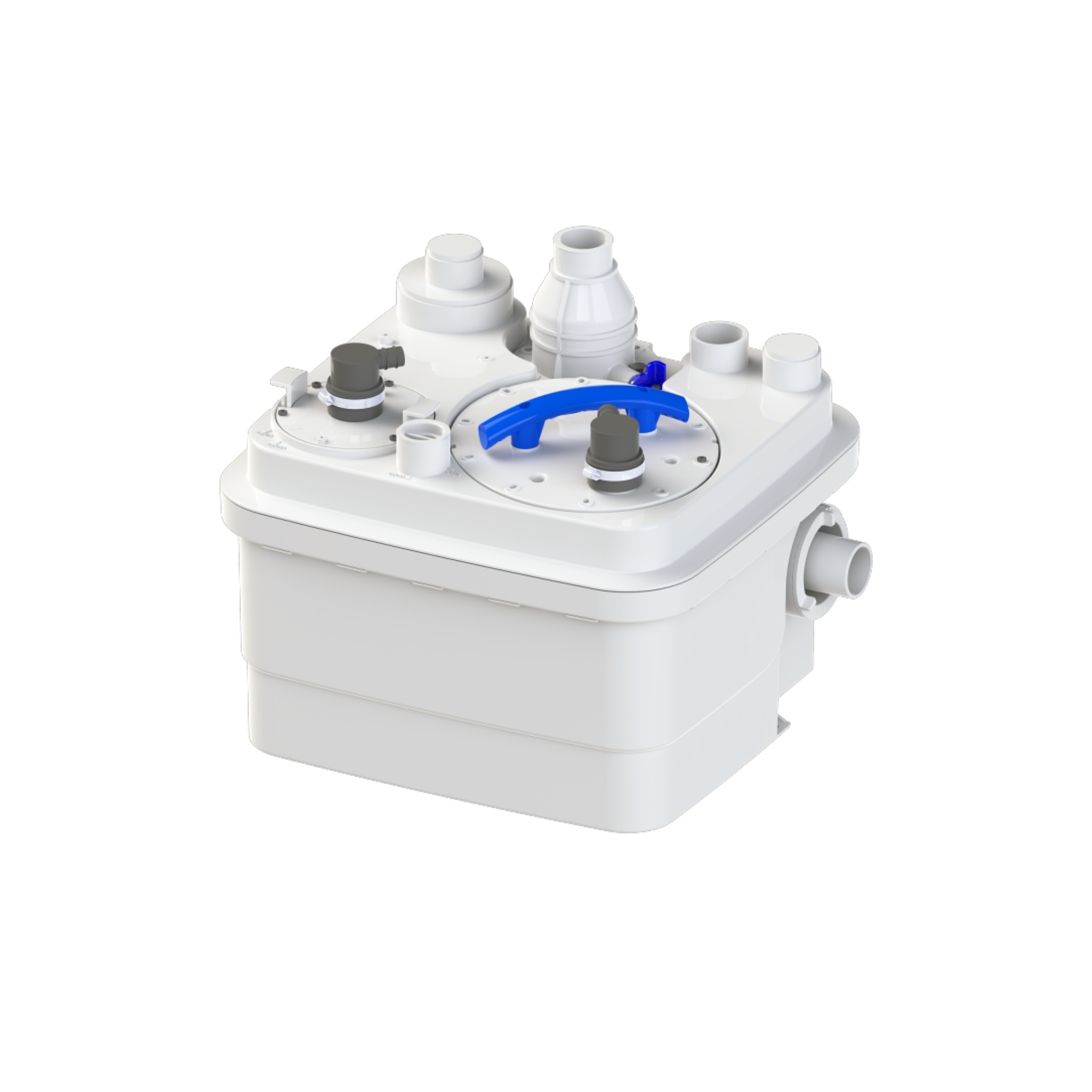 Saniflo 089 Sanicubic 1 (IP68) 120V Simplex Grinder Pump System - Heavy Duty Sewage Lift Station for Basement, Garage & Commercial Use - Waterproof & Durable Wastewater Solution