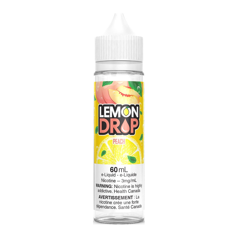Best Lemon Drop Freebase E-Liquid - Peach Flavor 60ml for Vape Pens & Mods | Refreshing Vaping Experience