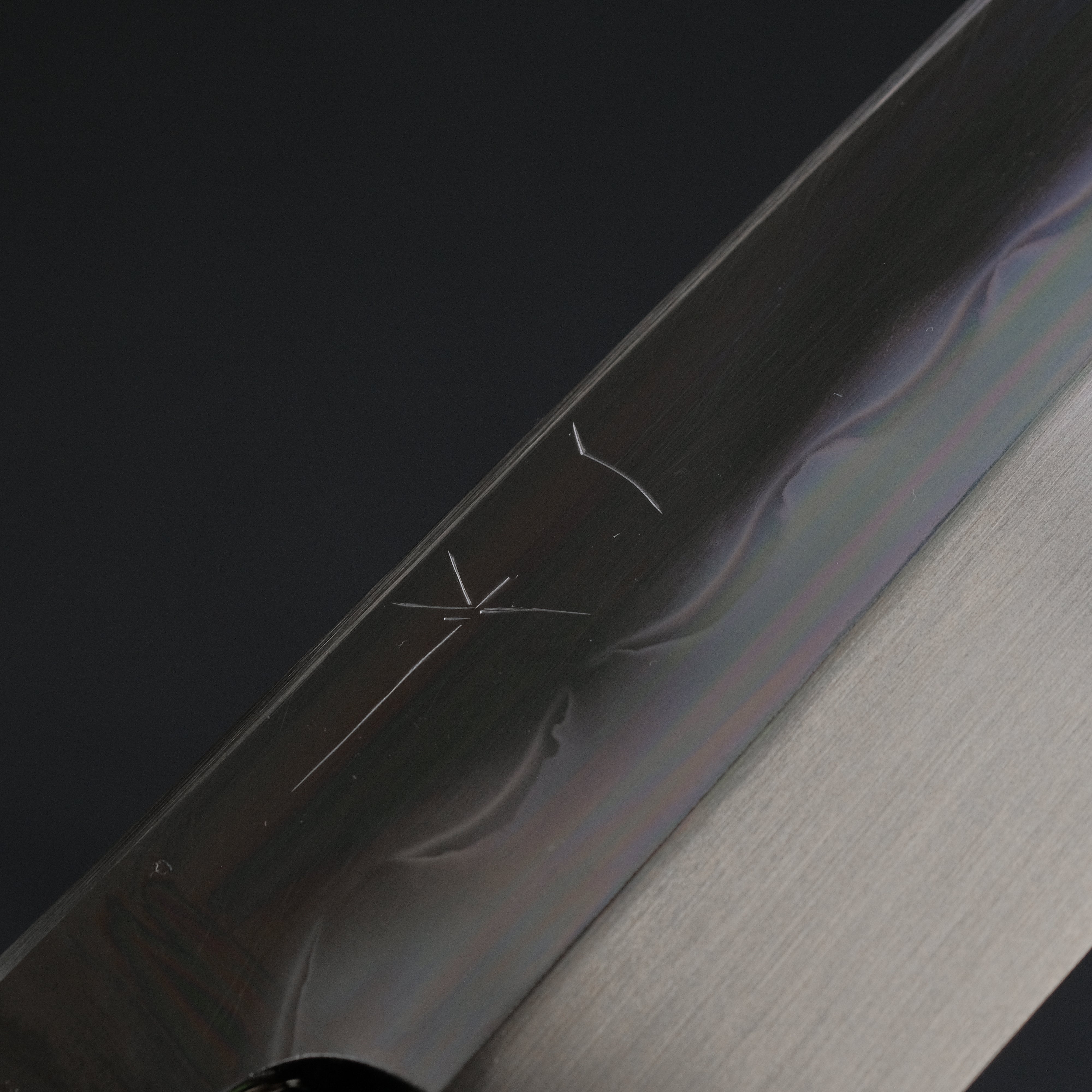 Hitohira Togashi White #1 Notaremon Mizu Honyaki Gyuto 240mm Japanese Chef Knife with Kurokaki Persimmon Handle (#100/ Saya) - Premium Kitchen Knife for Sushi, Sashimi & Meat Cutting