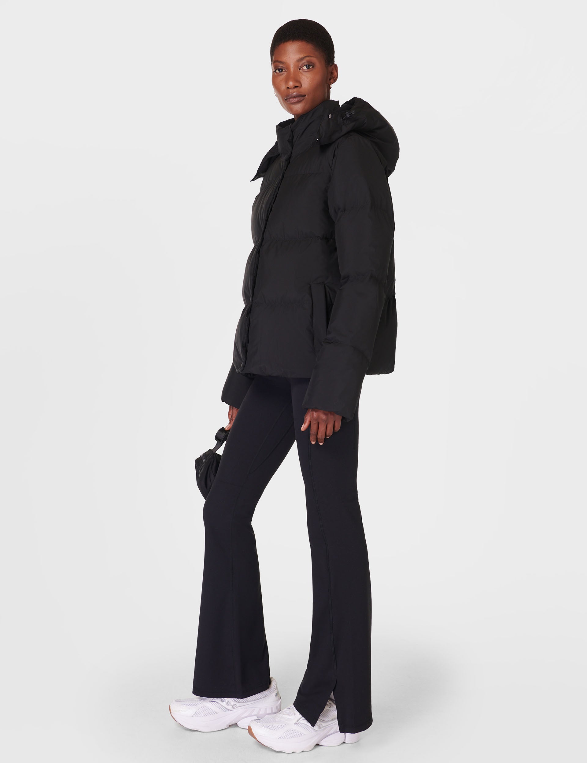 Nimbus Short Puffer Jacket - Black | Lightweight Warm Winter Coat for Women & Men | Perfect for Outdoor Activities, Travel & Casual Wear