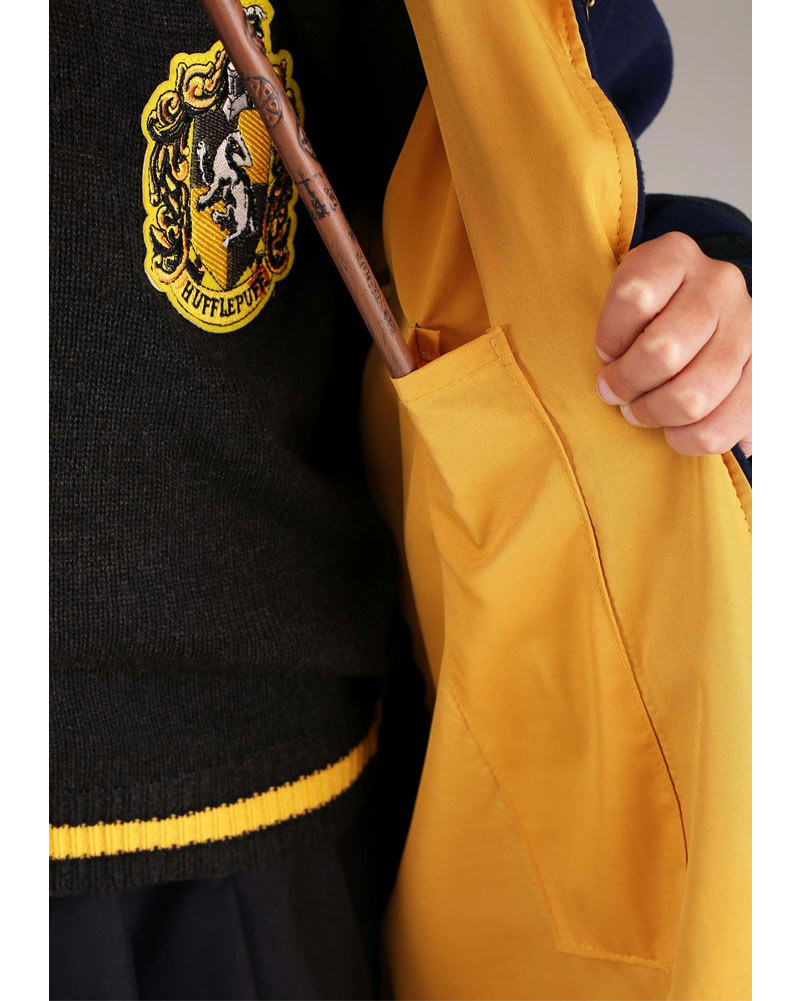 1920s Hogwarts Hufflepuff Kids Costume Robe - Authentic Harry Potter Cosplay Outfit for Halloween & Theme Parties