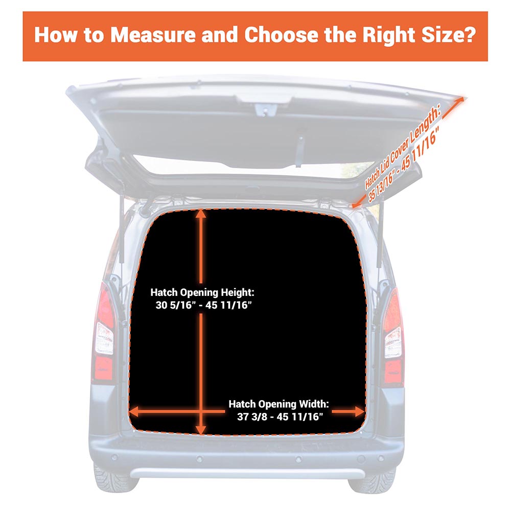 TheLAShop SUV Tent Tailgate Awning with Screen Net - Waterproof Camping Shelter for Outdoor Adventures, Picnics, and Beach Trips