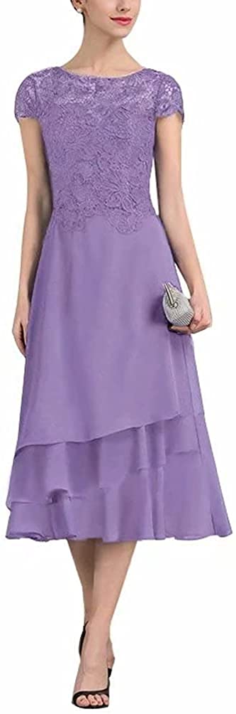 Elegant A-Line Chiffon Bridesmaid Dress with Lace Details - Long Formal Evening Gown for Wedding, Mother of the Bride & Special Occasions
