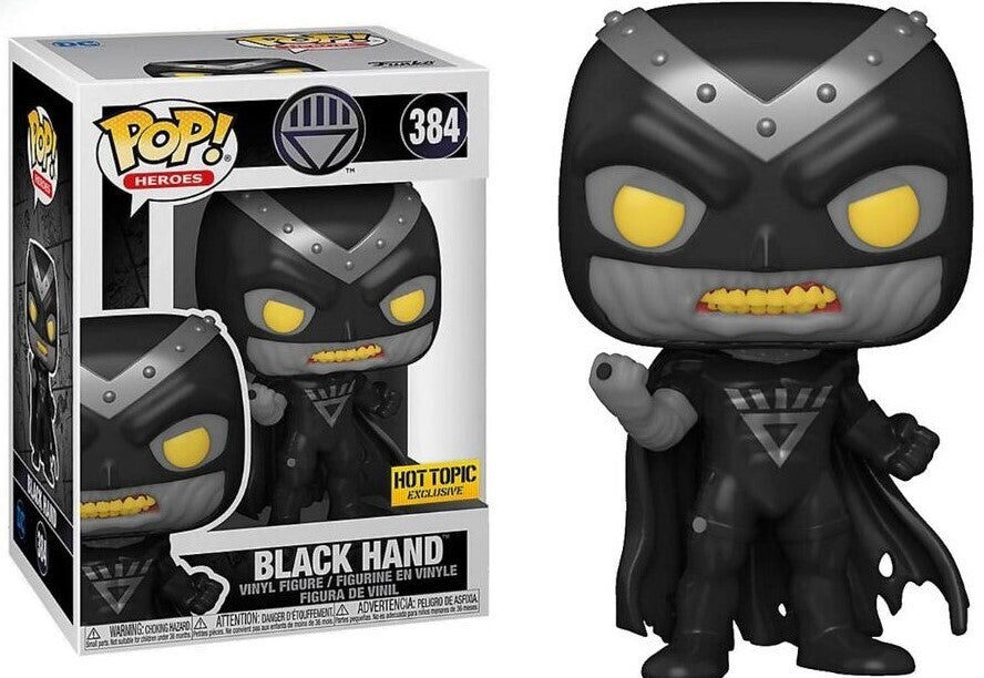 DC Comics Black Hand Action Figure #384 - Hot Topic Exclusive Collectible Toy for Superhero Fans | Perfect for Display, Gifts & Comic Book Collections
