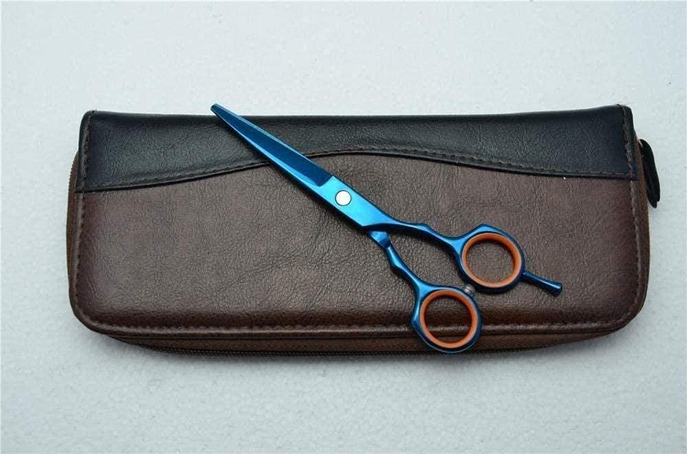 Professional Hairdressing Scissors 6 Inch - Barber Shears for Salon & Home Use - Stainless Steel Single/Double Blade Willow Leaf Design - Perfect for Hair Cutting, Styling & Trimming