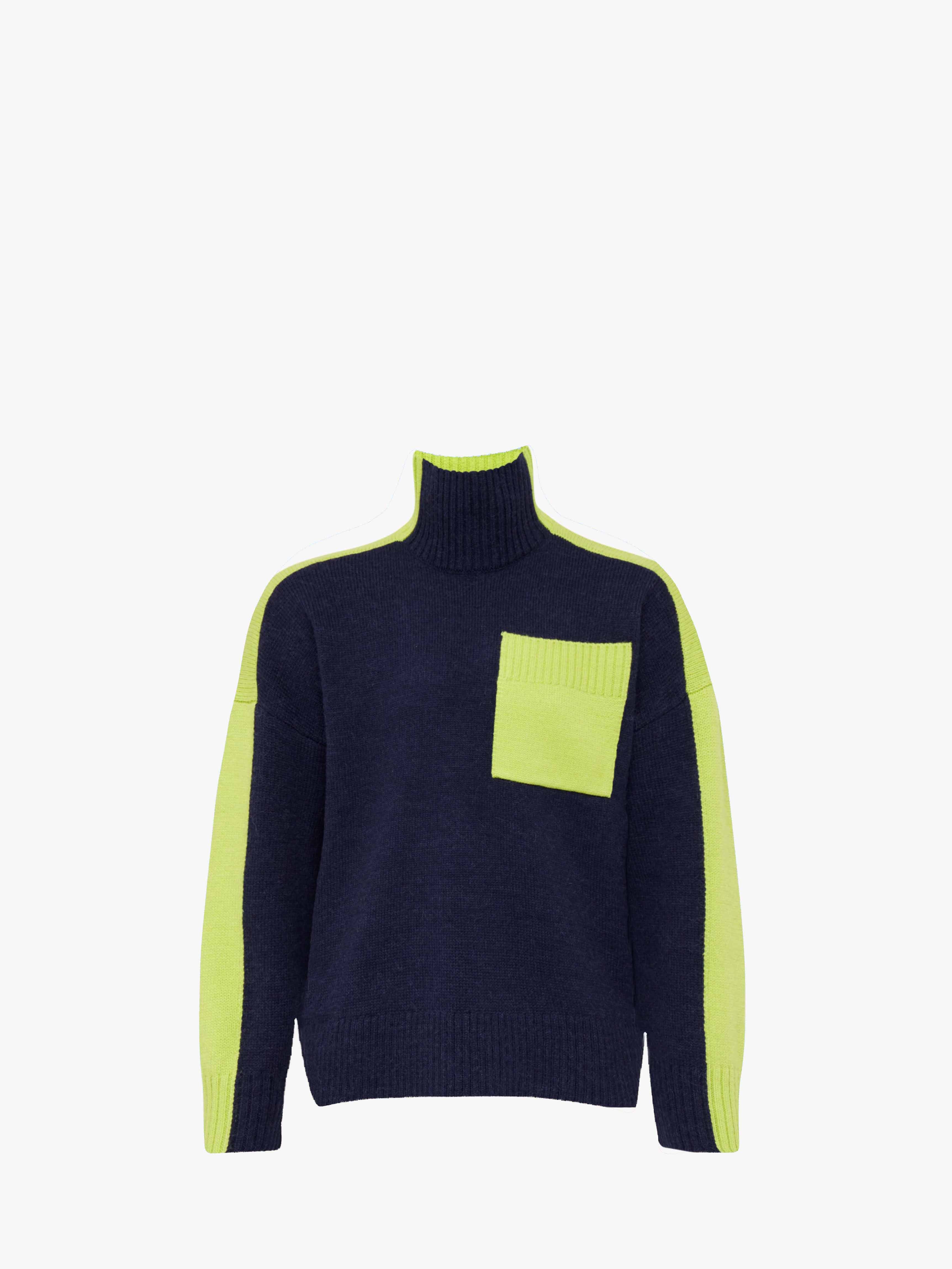 NAVY/ELECTRIC LIME