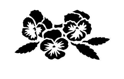 JEM Pansy Spray Stencil - Floral Painting Template for DIY Crafts, Wall Art, and Fabric Design | Perfect for Home Decor, Scrapbooking, and Custom Gifts