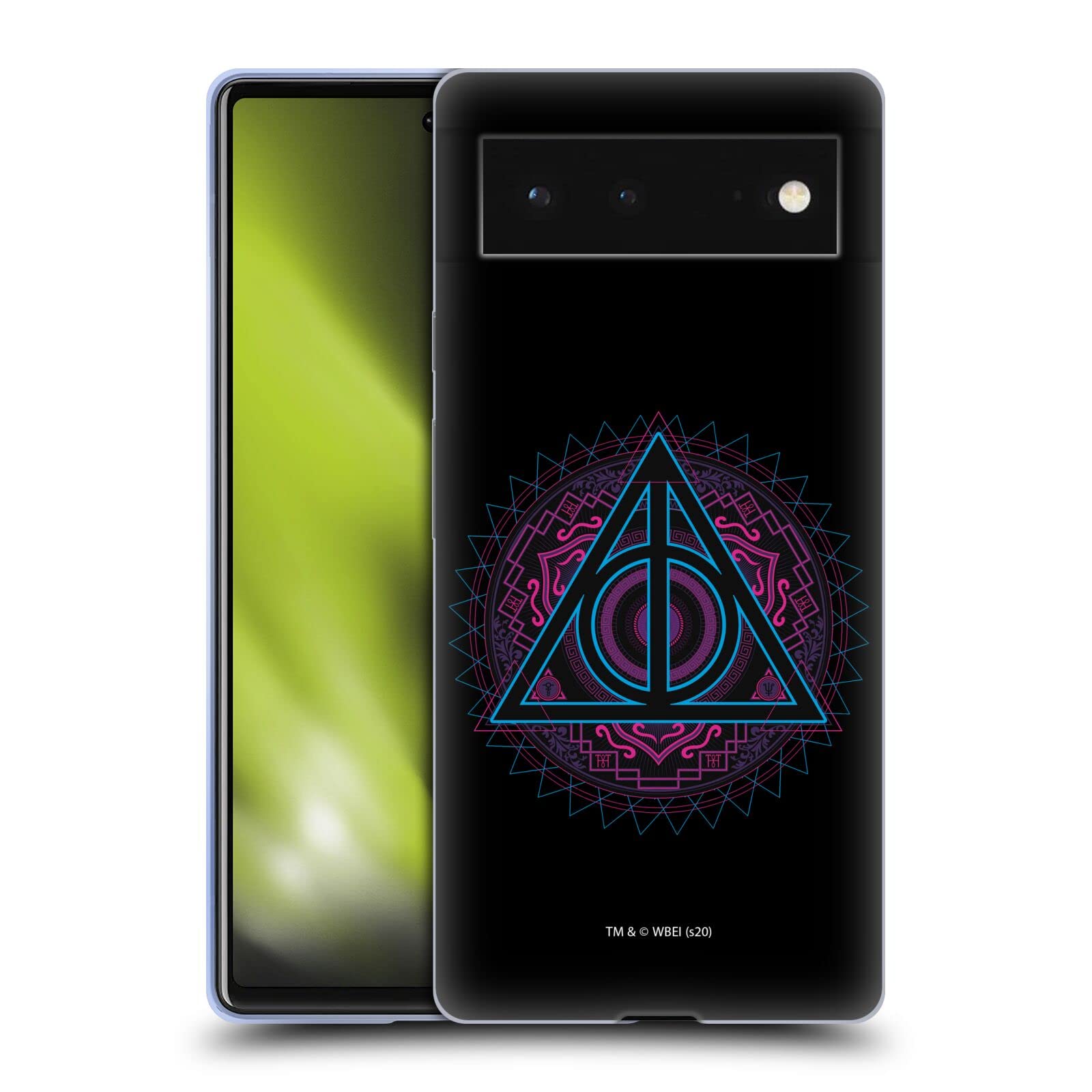 Harry Potter Deathly Hallows Case for Google Pixel 6 - Soft Gel Cover for Fans